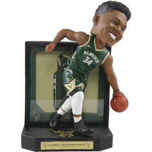 Milwaukee Bucks Giannis Antetokounmpo Framed Showcase Bobblehead